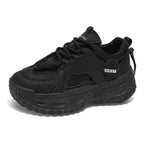 Damen Chunky Sneaker mit atmungsaktiver Mesh-Oberfläche und dämpfender Sohle