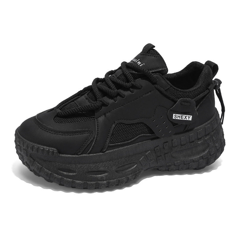 Damen Chunky Sneaker mit atmungsaktiver Mesh-Oberfläche und dämpfender Sohle