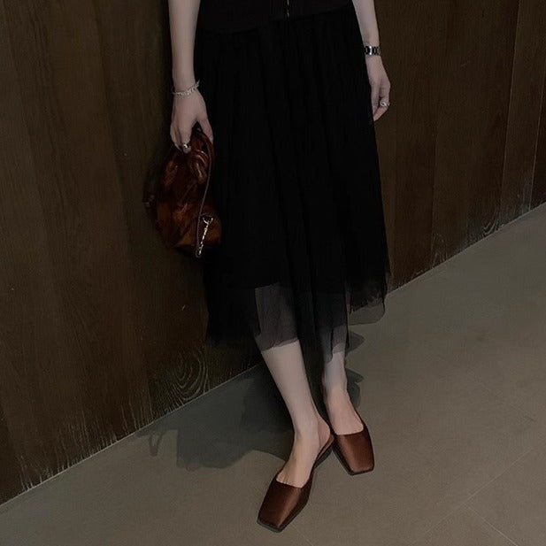 Damen Elegante Mules mit spitzem Zehenbereich und komfortabler Sohle R&B