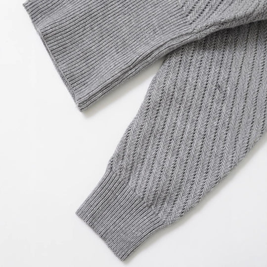 Damen Pullover im strukturierten Strickdesign R&B