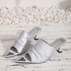 Damen Elegante Slingback-Mules mit spitzem Zehenbereich R&B