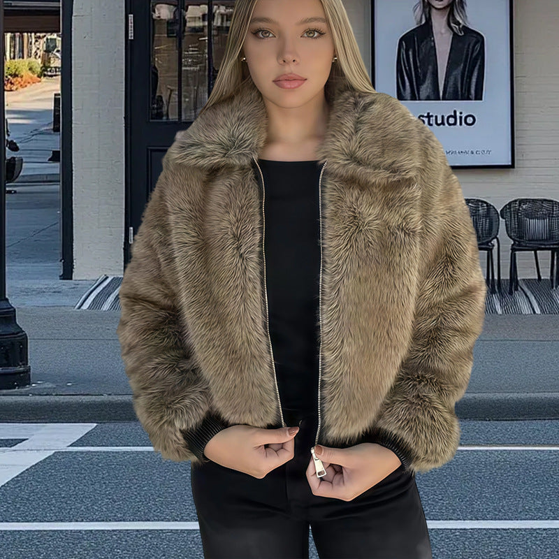 Damen Militärisch inspiriere Kurzjacke R&B