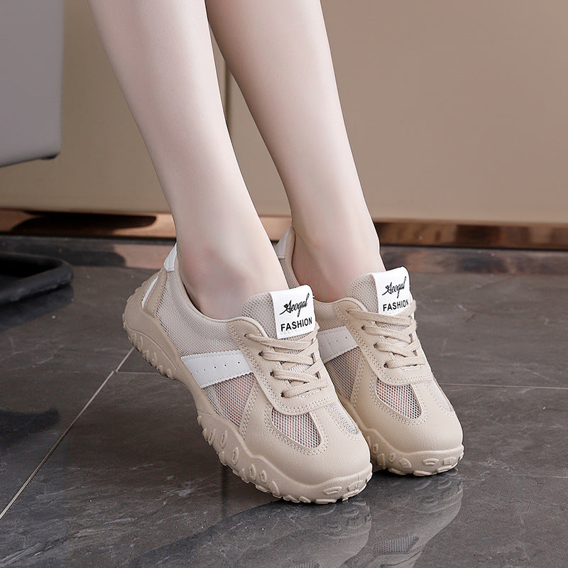 Damen Atmungsaktive Freizeit-Sneakers mit flexiblem Netzmaterial und rutschfester Sohle R&B