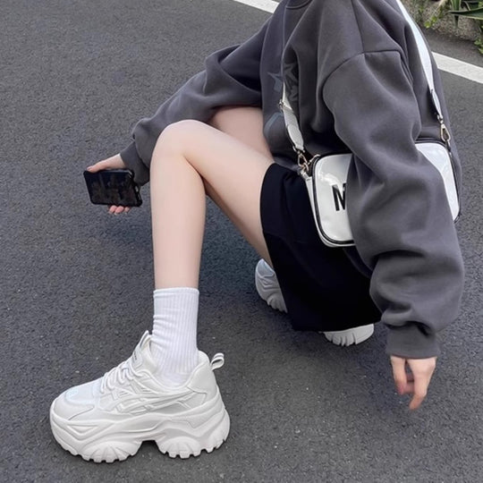 Damen Sportliche Sneakers mit dämpfender Laufsohle und atmungsaktivem Obermaterial R&B