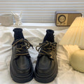 Damen Modische Sneakerboots mit hohem Kragen und robustem Sohlenprofil R&B