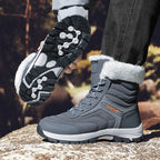 Herren Winterstiefel mit isolierender Fütterung und rutschfester Sohle R&B
