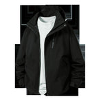 Herren technische Übergangsjacke mit verstellbarem Kapuzenrand R&B