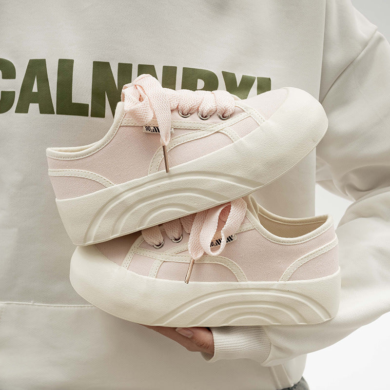 Damen Modische Sneaker mit elastischer Schnürung und komfortabler Sohle R&B