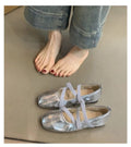 Damen Ballerinas mit R&Brnem Riemchendesign und komfortabler Sohle R&B