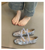 Damen Ballerinas mit R&Brnem Riemchendesign und komfortabler Sohle R&B