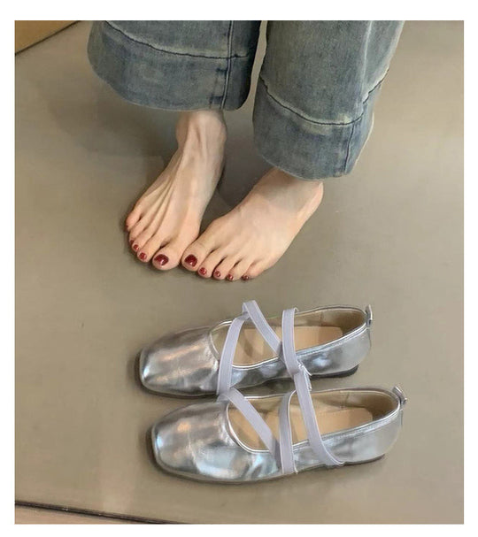 Damen Ballerinas mit modernem Riemchendesign und komfortabler Sohle R&B