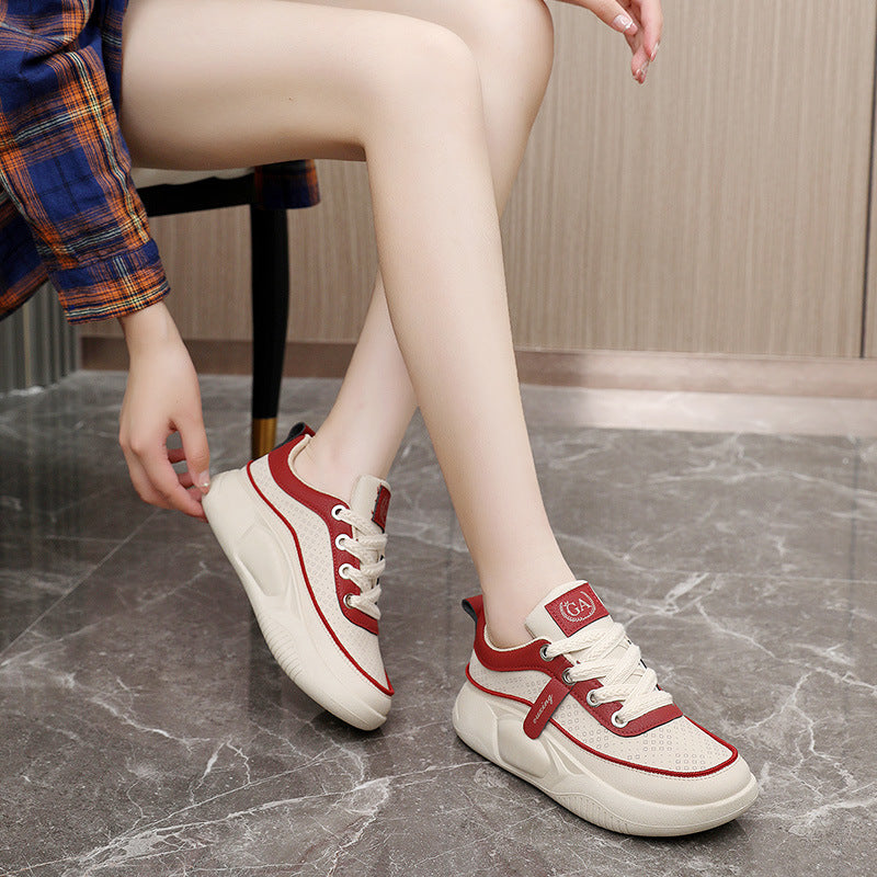 Damen Sportliche Sneakers mit atmungsaktiven Mesh-Einsätzen und rutschfester Sohle R&B