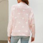 R&B | Kuscheliger Herzstrickpullover Für Alltag