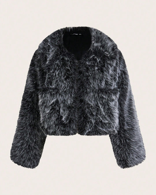 Damen Kunstpelzjacke R&B