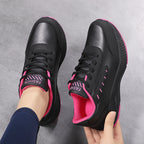 Damen Sportliche Sneakers mit atmungsaktivem Mesh-Obermaterial und rutschfester Sohle