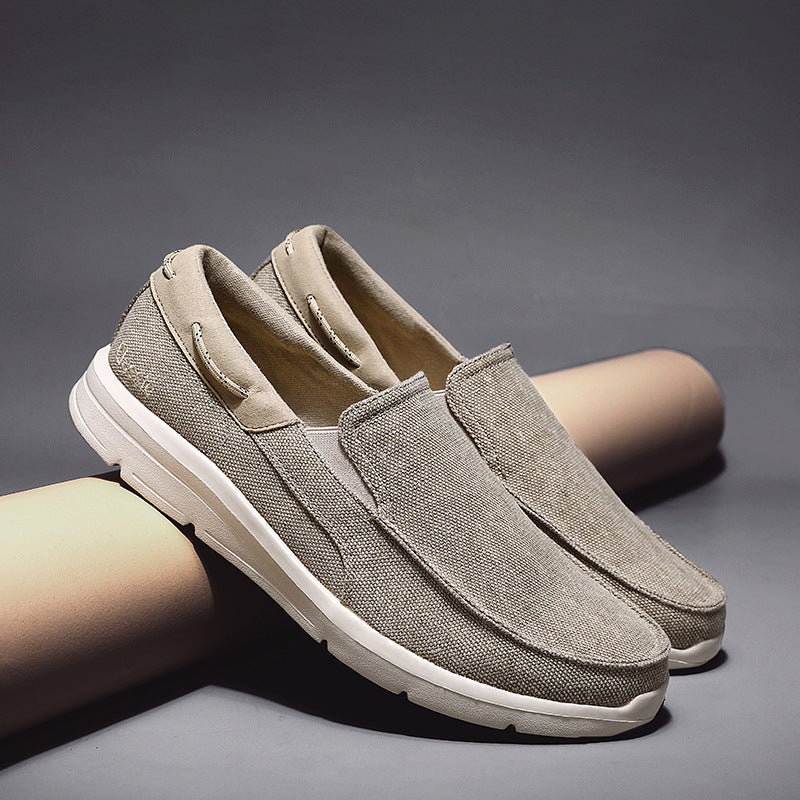 Damen Komfortable Slip-On Schuhe mit weichem Textil-Obermaterial