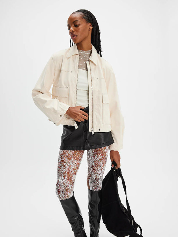 Damen Leichte Utility-Jacke R&B