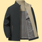 Herren elegante Freizeitjacke mit Stehkragen R&B