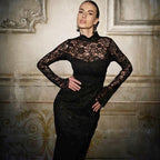 Damen Spitzenkleid R&B