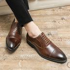 Damen elegante Schnürschuhe aus hochwertigem Leder R&B