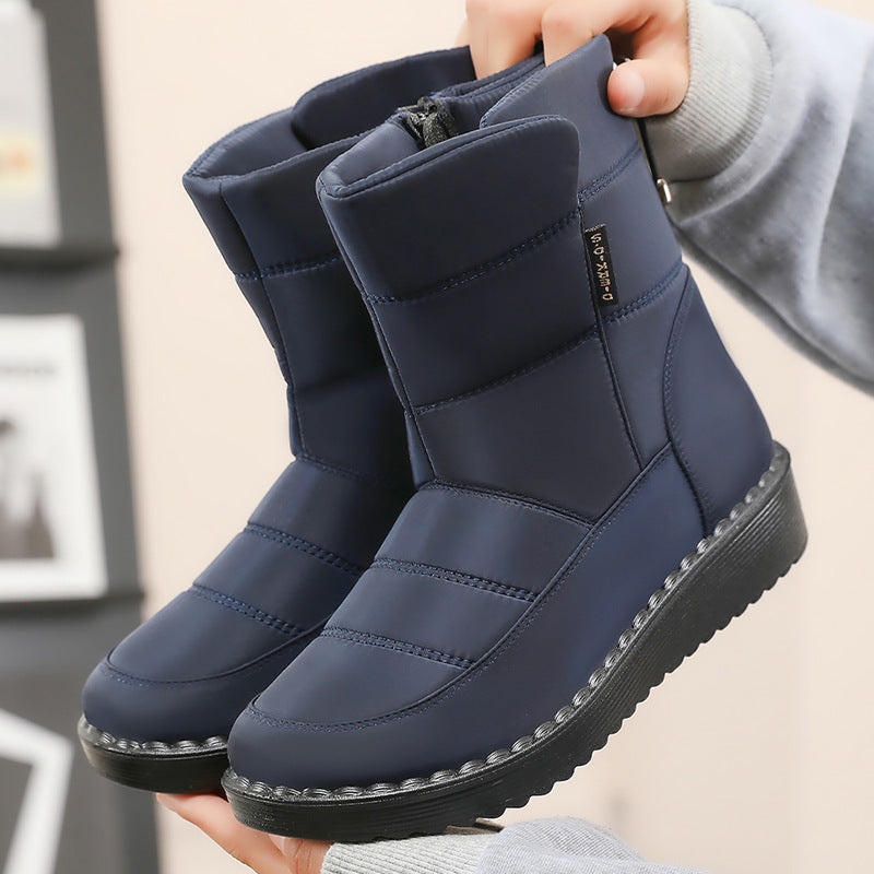 Damen Modische Winterstiefel mit isolierender Innensohle und rutschfester Sohle R&B