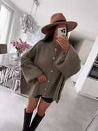 R&B | Bequeme Oversize Strickjacke für Frauen