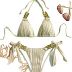 Damen Triangel-Bikini mit elegantem Ketten-Detail R&B