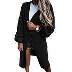 Damen Strickcardigan mit voluminösen Ärmeln R&B