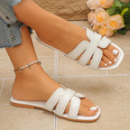Damen ergonomische Riemchensandalen R&B