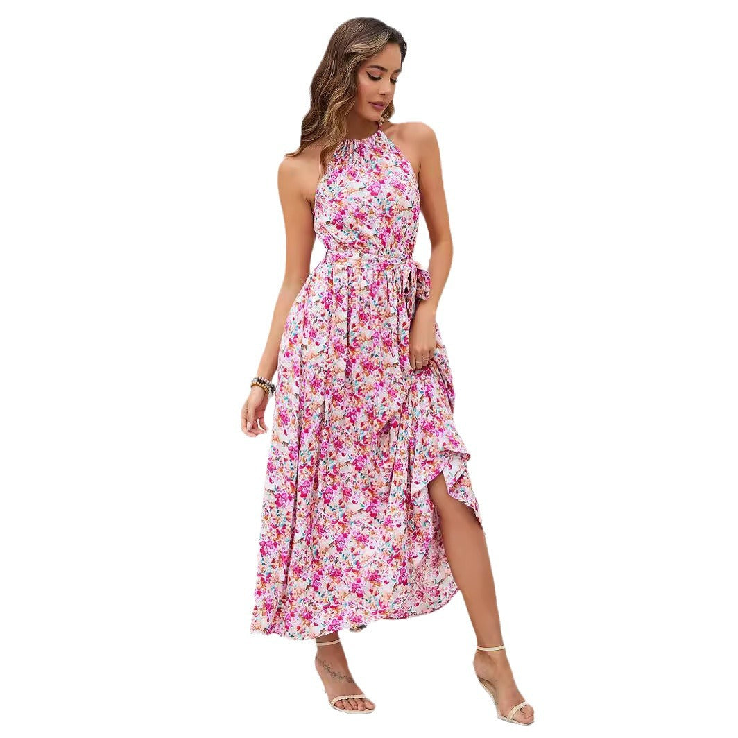 Damen Maxikleid mit floralen Mustern R&B