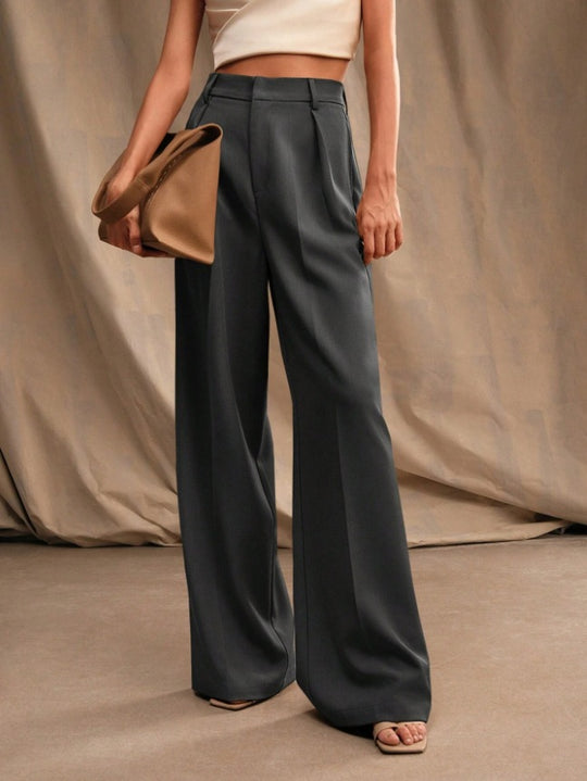 Damen weite Stoffhose R&B