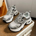 Damen Sportliche Sneakers mit atmungsaktiver Mesh-Oberfläche und stoßdämpfendem System R&B