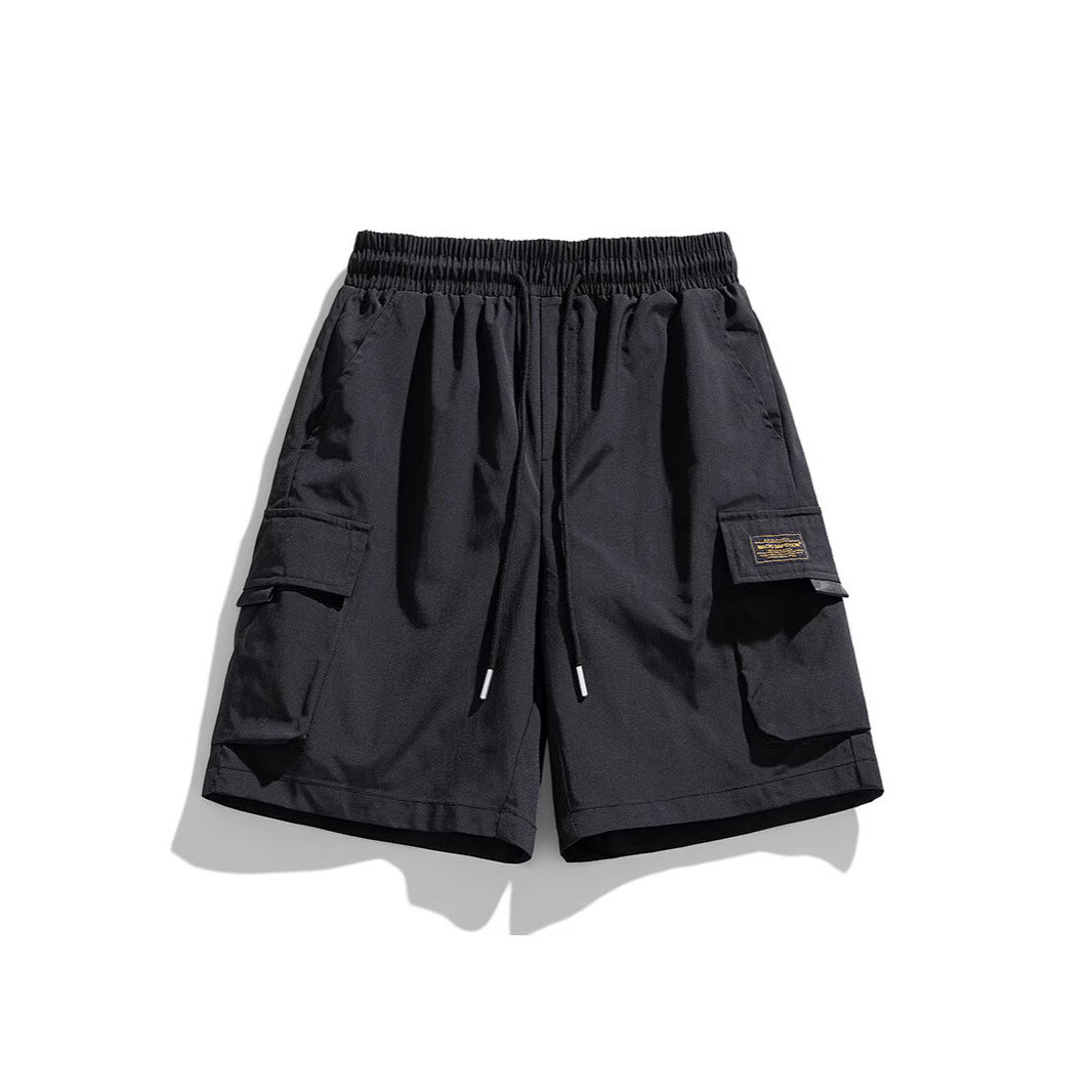 Herren Cargo-Shorts mit elastischem Bund und praktischen Taschen R&B