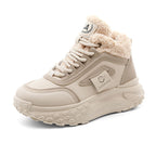 Damen isolierende High-Top Sneakers mit weichem Innenfutter und rutschfester Sohle R&B