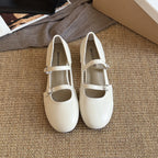 Damen Komfortable Mary Jane Schuhe mit verstellbaren Riemen