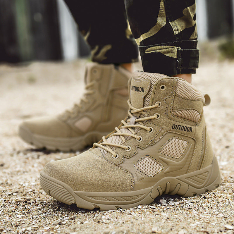 Damen Outdoor-High-Top-Stiefel mit atmungsaktivem Mesh