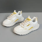 Damen Sportliche Sneakers mit atmungsaktiver Mesh-Oberfläche und dämpfender Sohle R&B