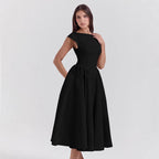 Damen Cocktailkleid mit schickem A-Linien-Schnitt und eleganter Taillierung R&B