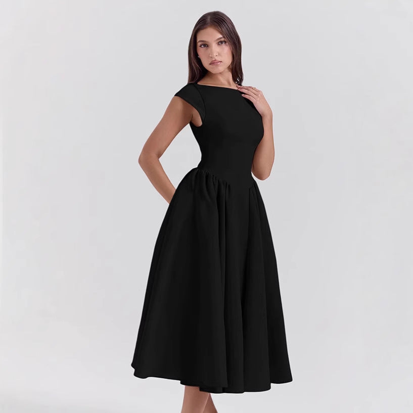 Damen Cocktailkleid mit schickem A-Linien-Schnitt und eleganter Taillierung R&B