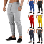 Herren Sportliche Jogginghose mit schmalem Schnitt und verstellbarem Kordelzug R&B