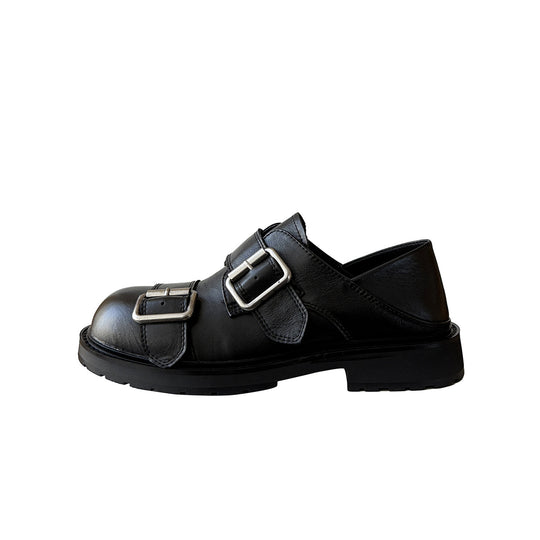 Damen Komfortable Schnürschuhe mit doppeltem Riemen und robustem Profil R&B