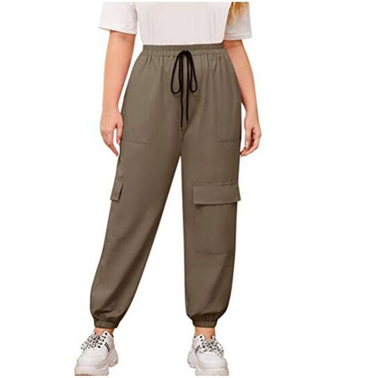 Damen Cargo-Hose mit elastischem Bund und modernen Taschen R&B
