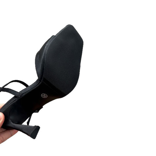 Damen elegante Slingback High Heels mit verstellbarem Riemendesign R&B