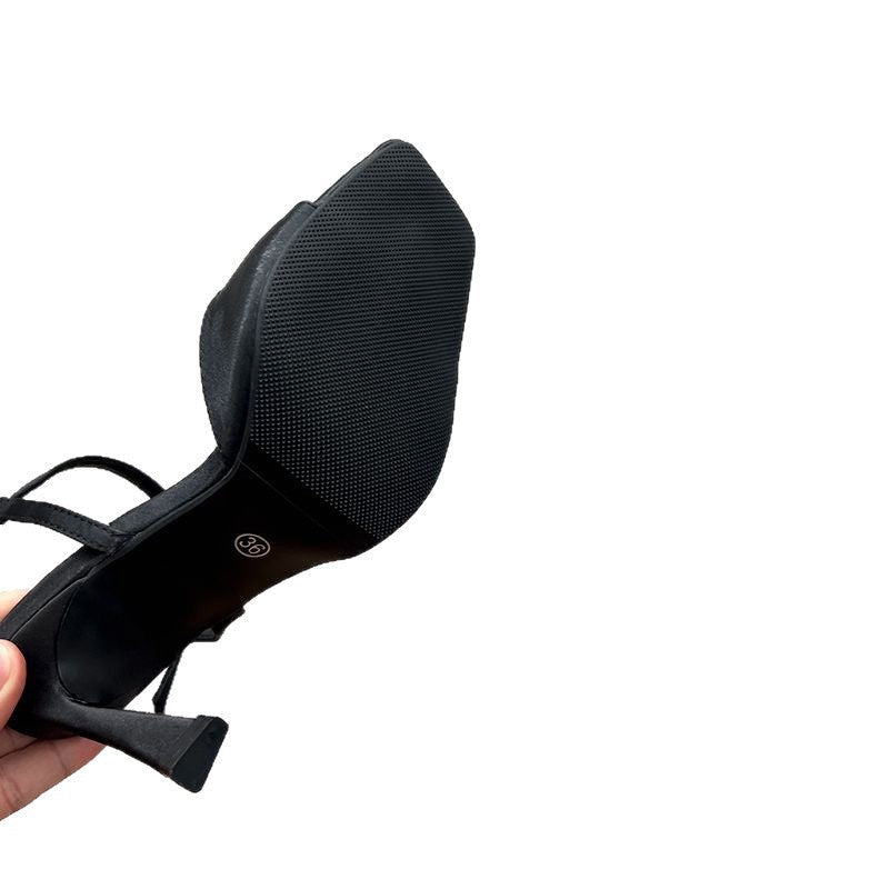 Damen elegante Slingback High Heels mit verstellbarem Riemendesign R&B