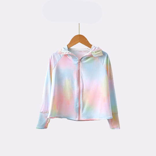 Damen UV-Schutzjacke mit Kapuze und weichem Material R&B