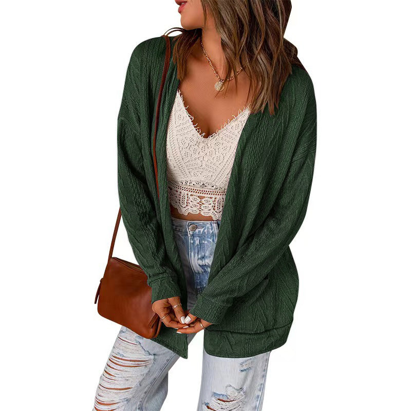 Damen lässige Long Cardigan R&B