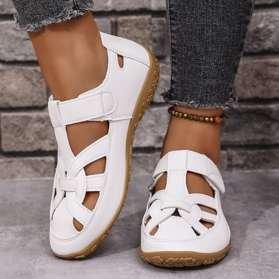 Damen Freizeitschuhe mit verstellbarem Riemendesign R&B