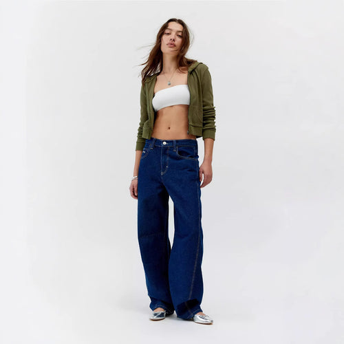 Damen Weite Jeans R&B