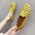 Damen Ballerinas mit floralem Cut-Out-Design und bequemer Innensohle R&B