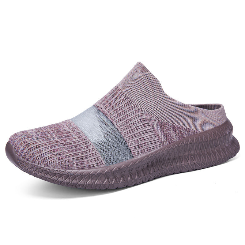 Damen Slip-On Sport Sneakers mit atmungsaktivem Obermaterial und flexiblem Sohlenprofil R&B